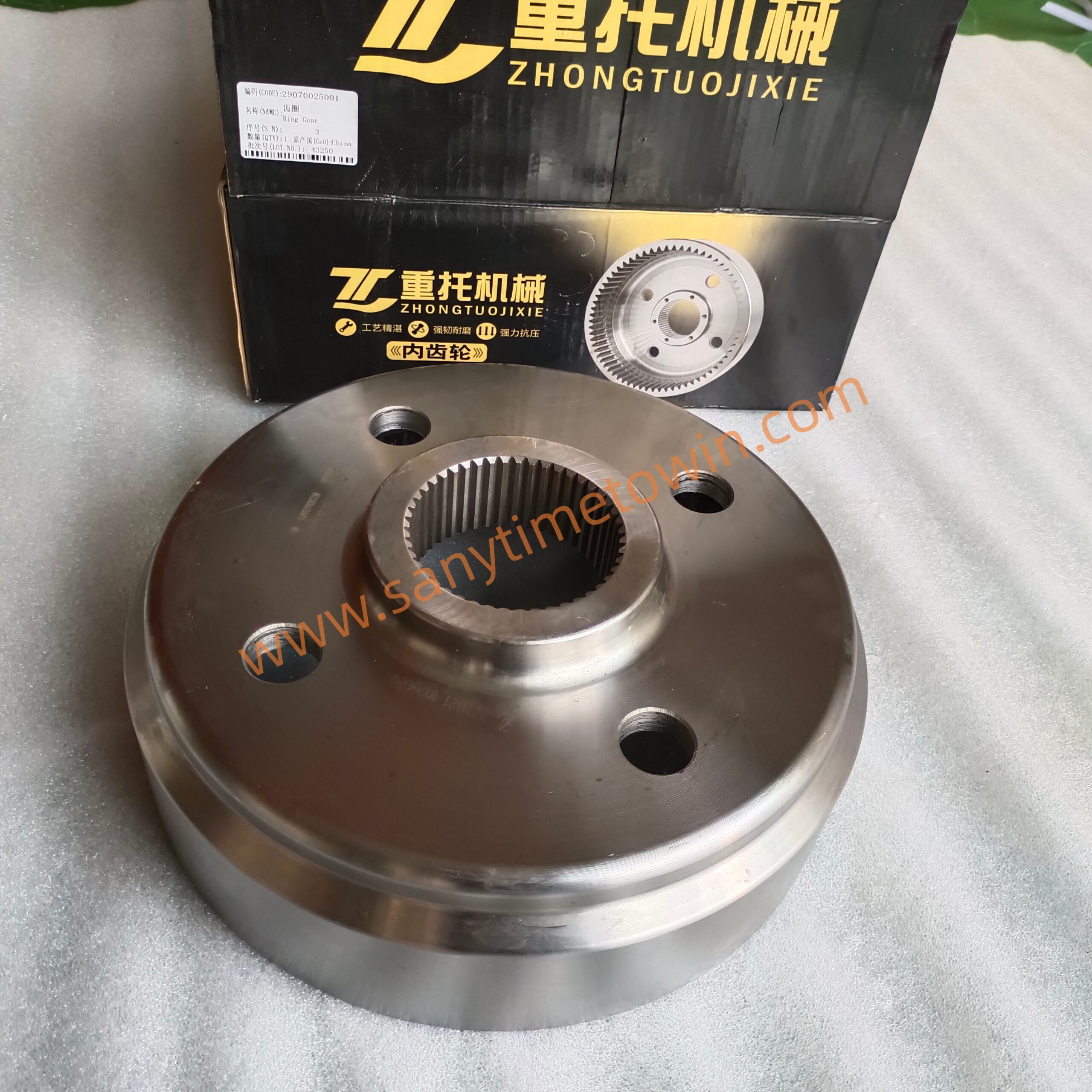 SDLG high quality original spare parts LG936L and LG956L wheel loader gear ring 29070025001 - Image 3