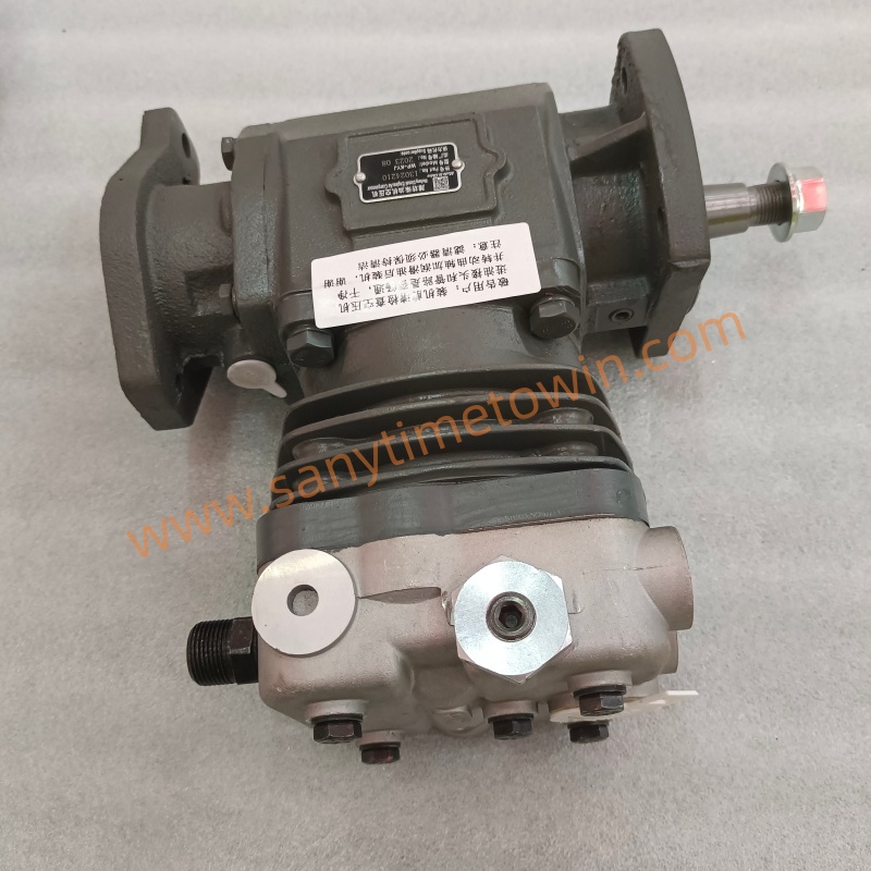 SDLG high quality original spare parts 4110003124072 Air Compressor for wheel loader excavator - Image 4