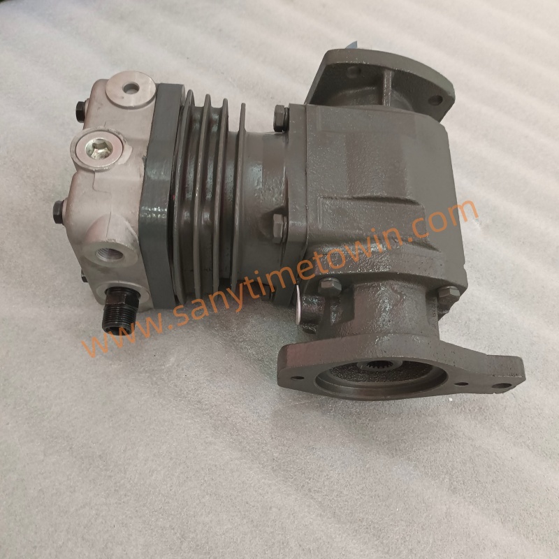 SDLG high quality original spare parts 4110003124072 Air Compressor for wheel loader excavator - Image 2