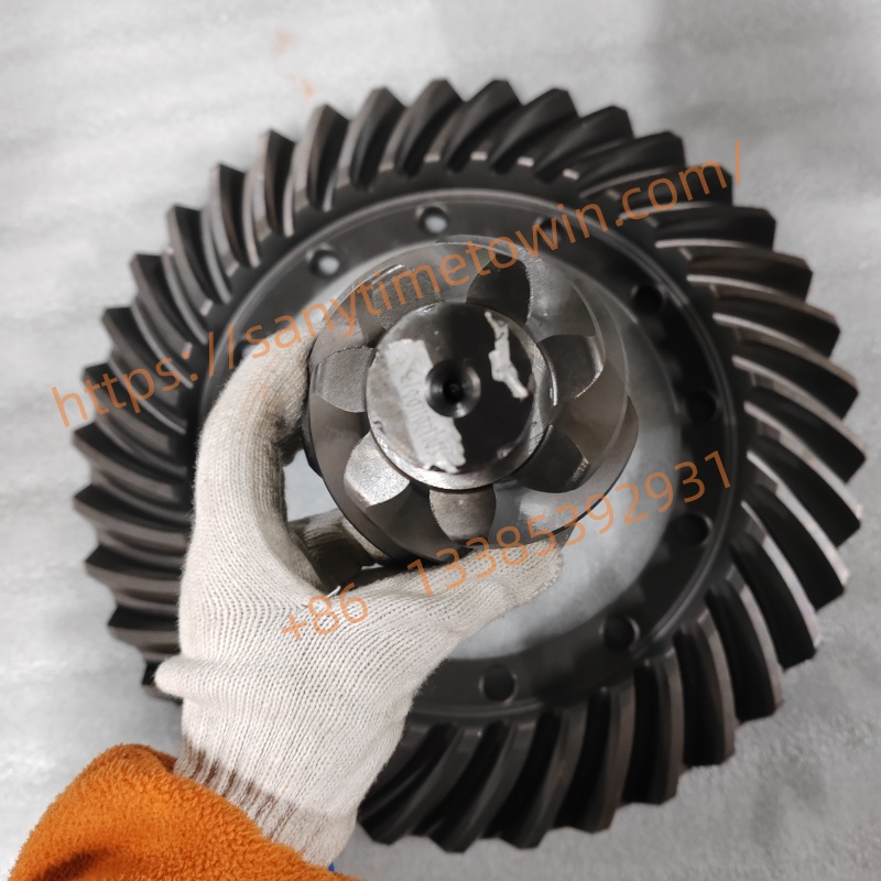 2050900107 Front driving & driven spiral bevel gear For SDLG Wheel Loader LG958 LG958L - Image 2